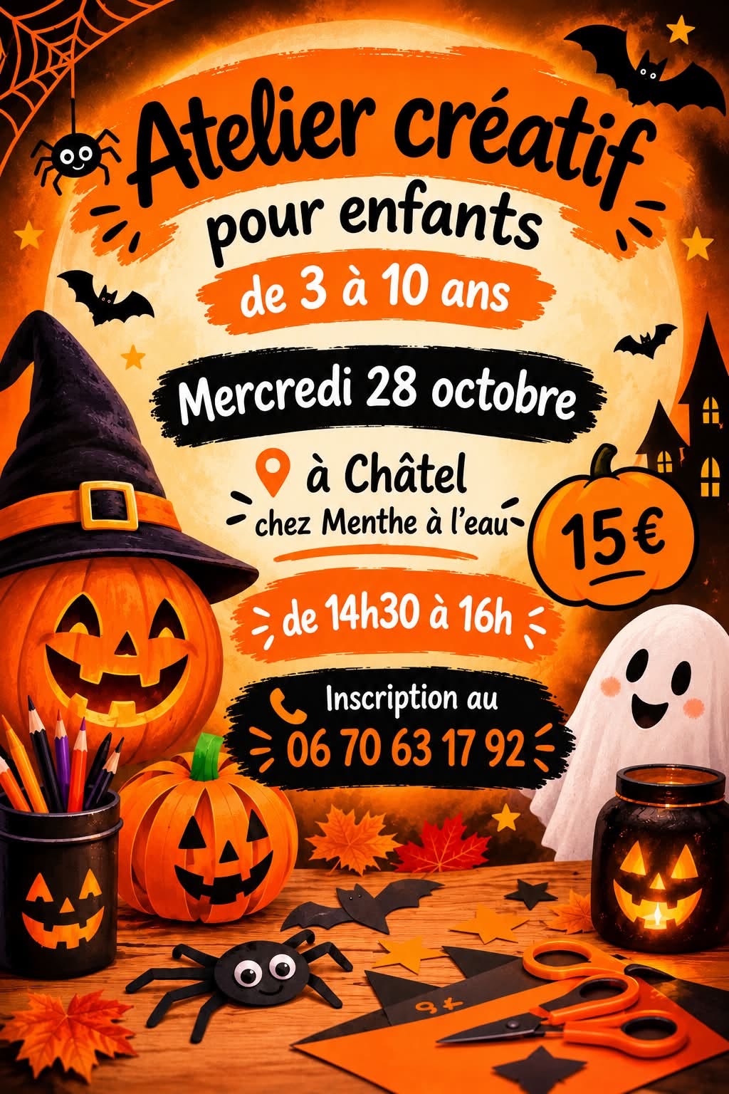Atelier créatif d’Halloween