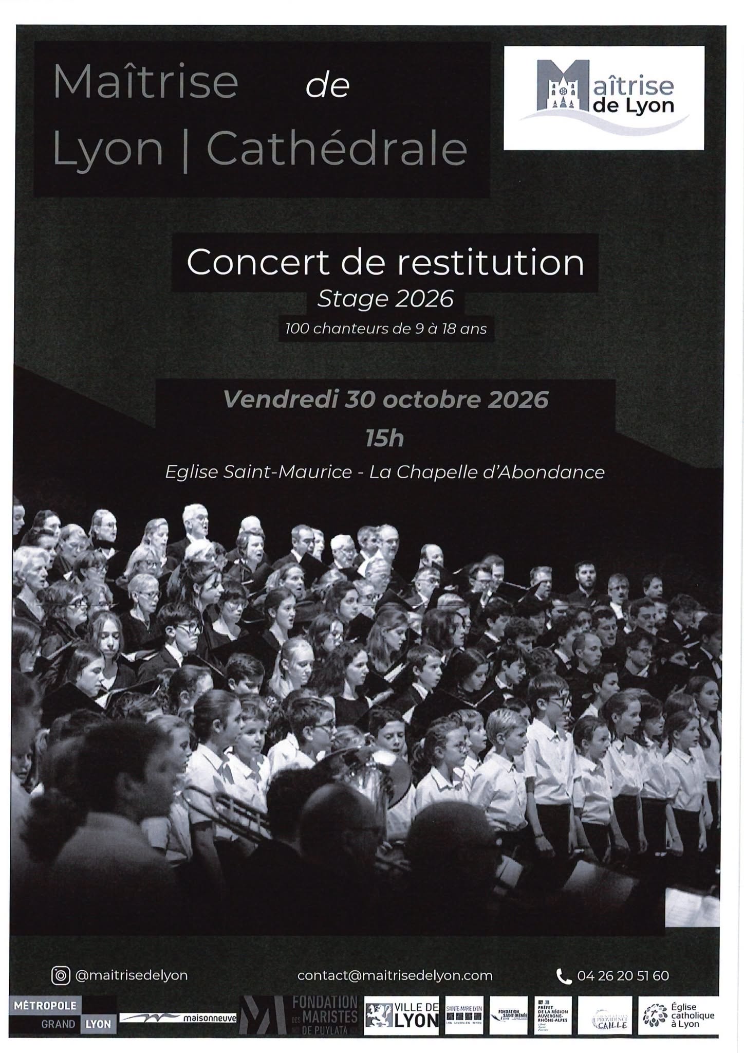 Concert de restitution de stage 2026