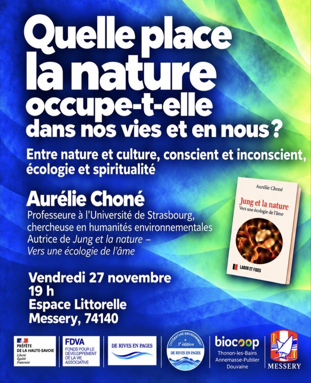 Conférence : quelle place la nature occupe-t-elle dans nos vies et en nous?