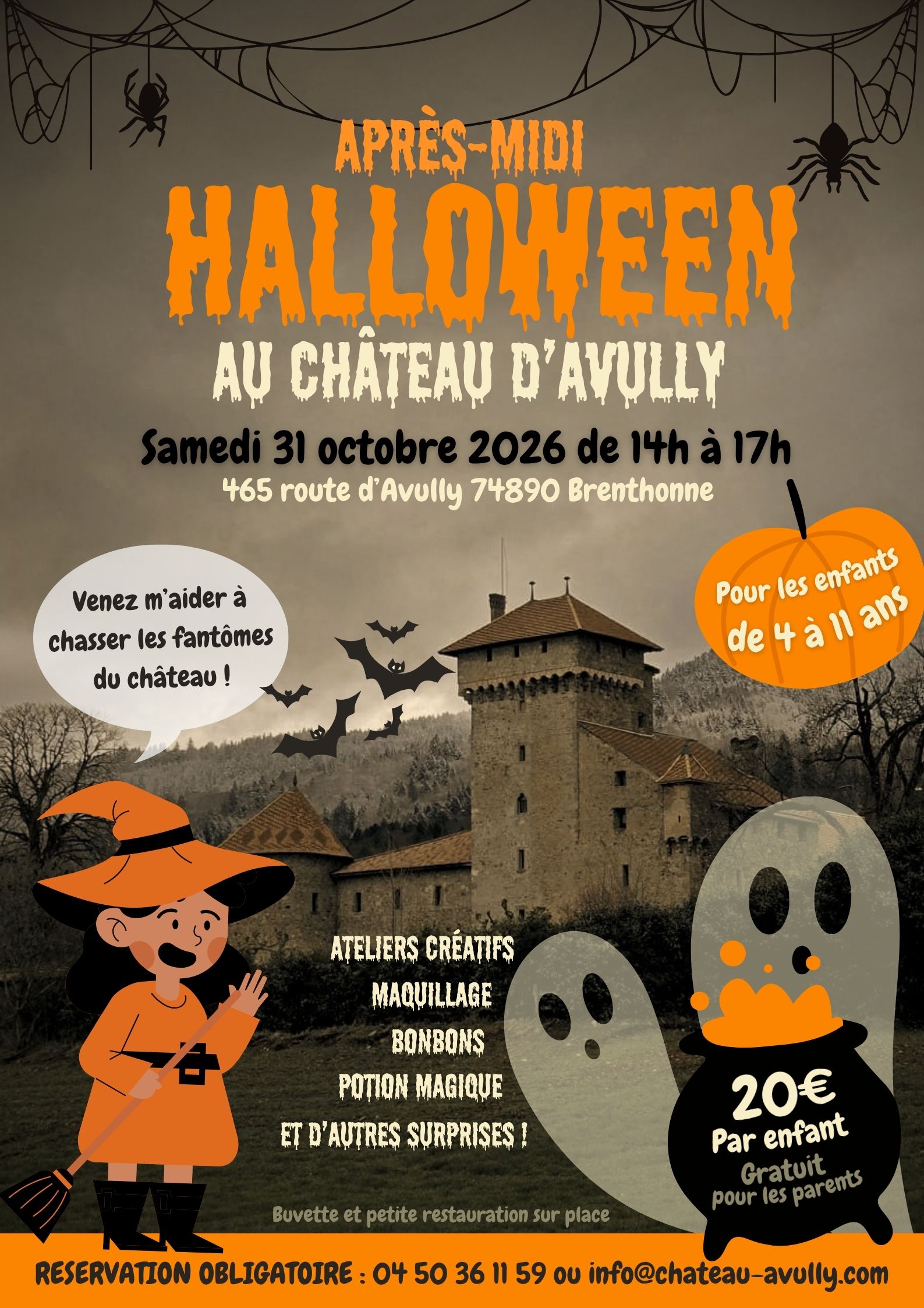 Après-midi Halloween au Château d&rsquo;Avully