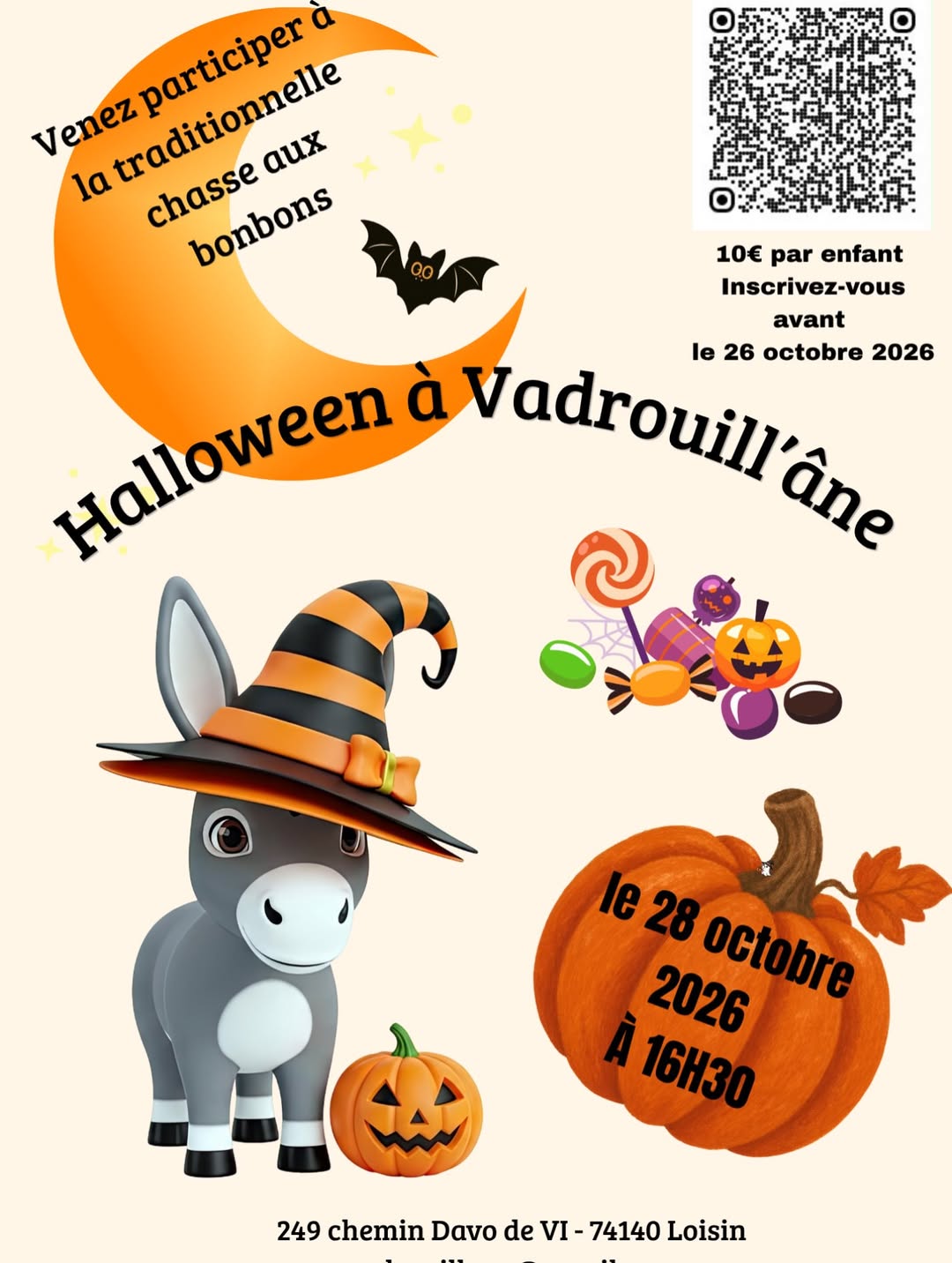 Halloween à la Vadrouill&rsquo;âne