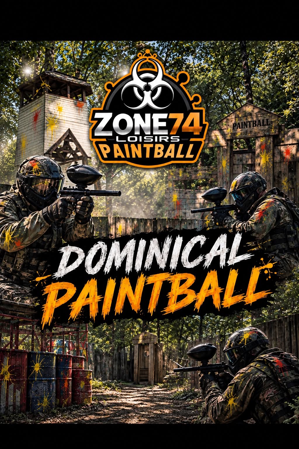 Journée équipée Paintball