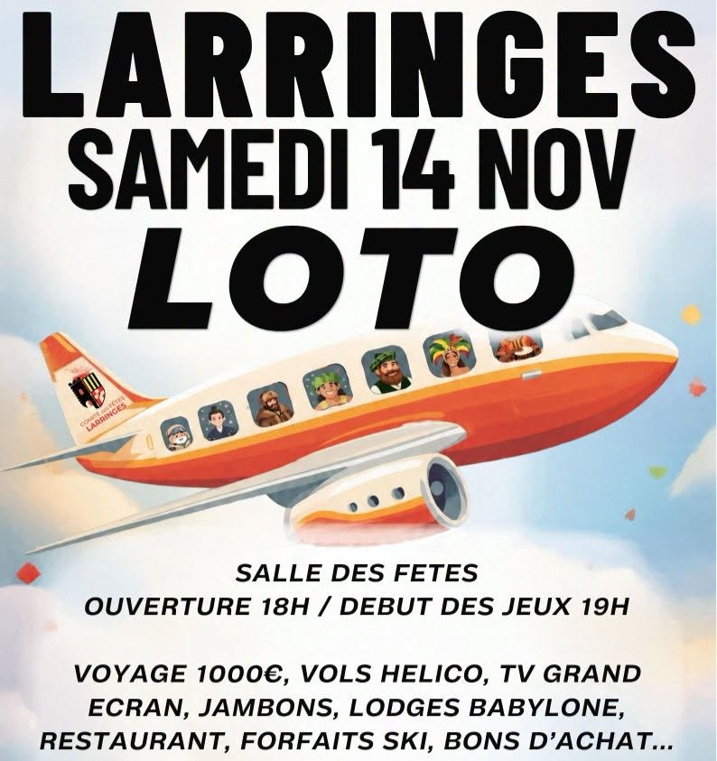 Loto du Comité des Fêtes de Larringes