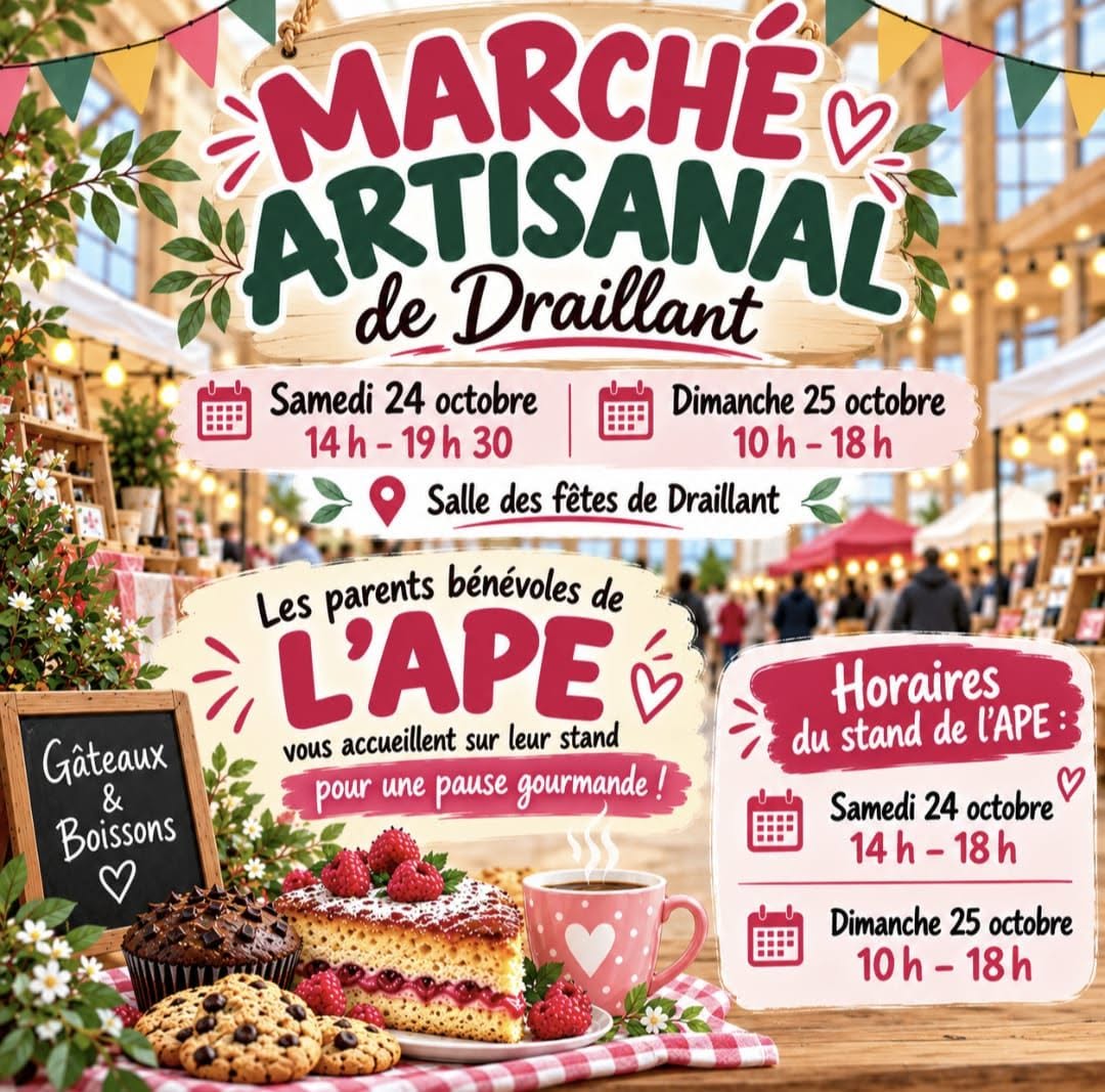 Marché artisanal de Draillant