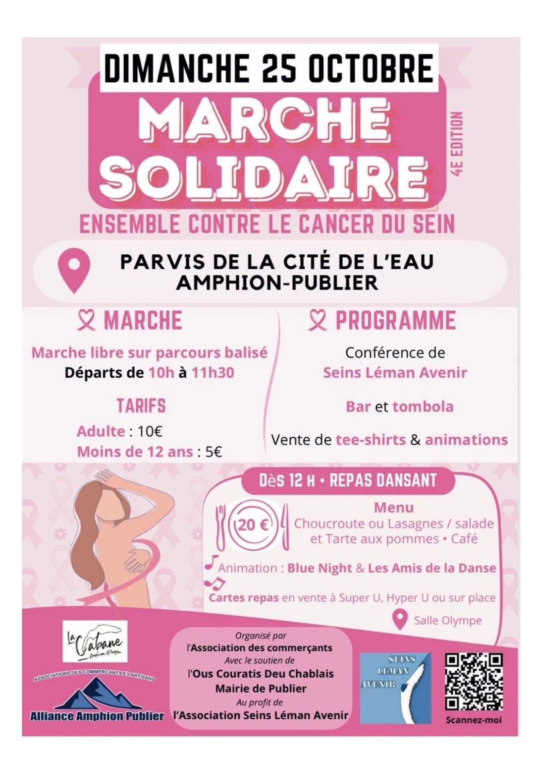 Marche solidaire, ensemble contre le cancer du sein