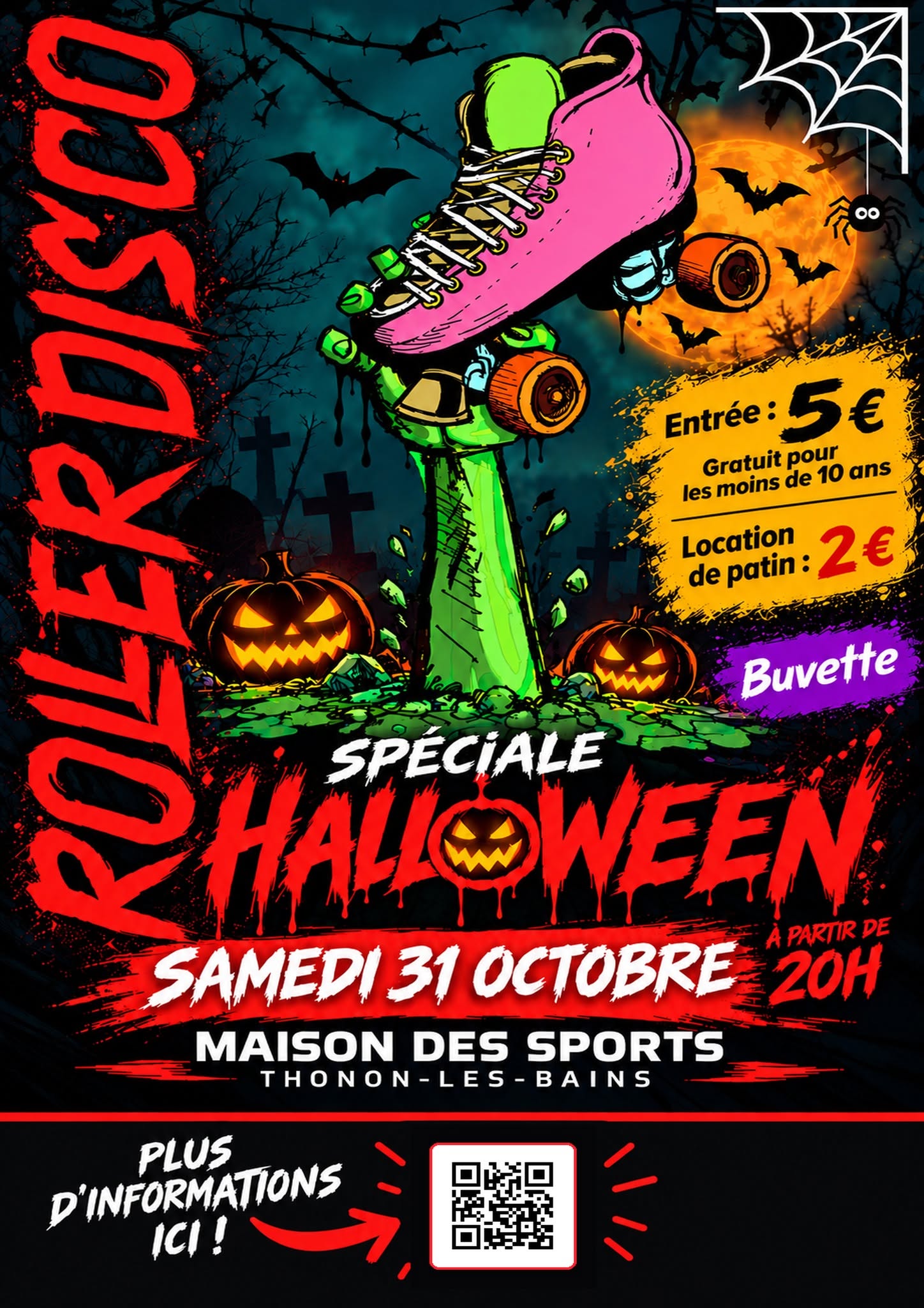 Roller disco spéciale Halloween
