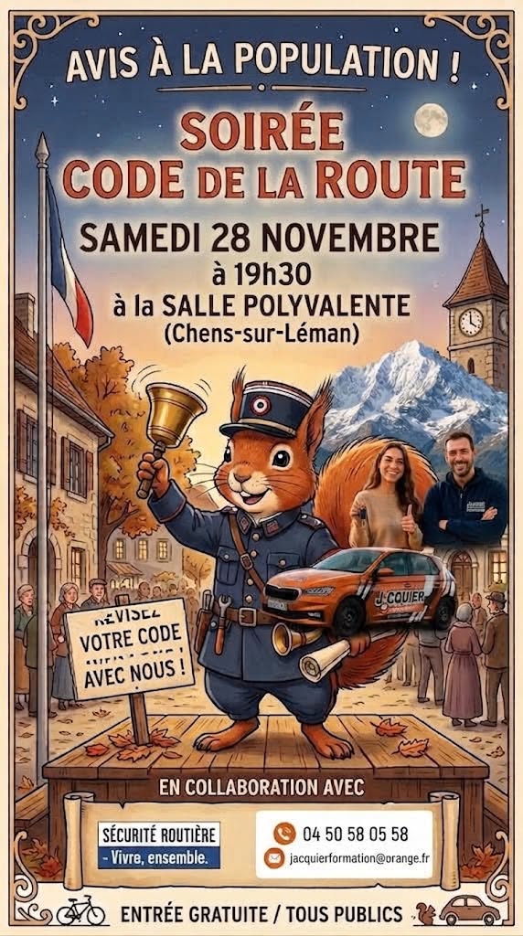 Soirée code de la route