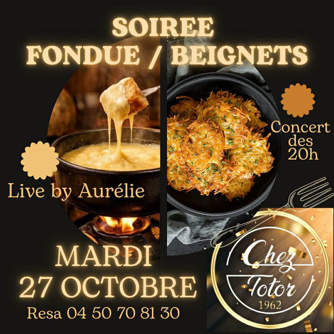 Soirée fondue beignets