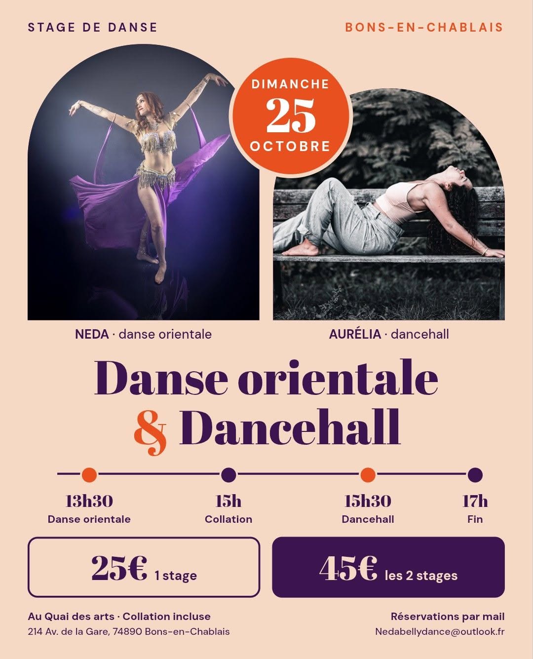Stage danse orientale et dancehall