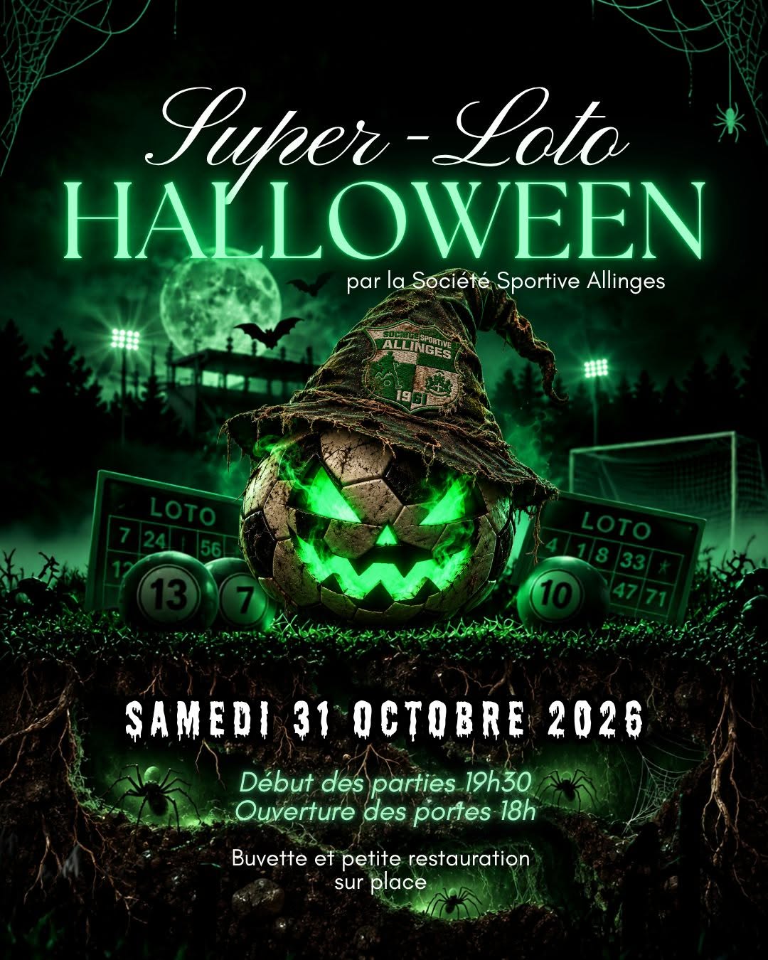 Super Loto d&rsquo;Halloween