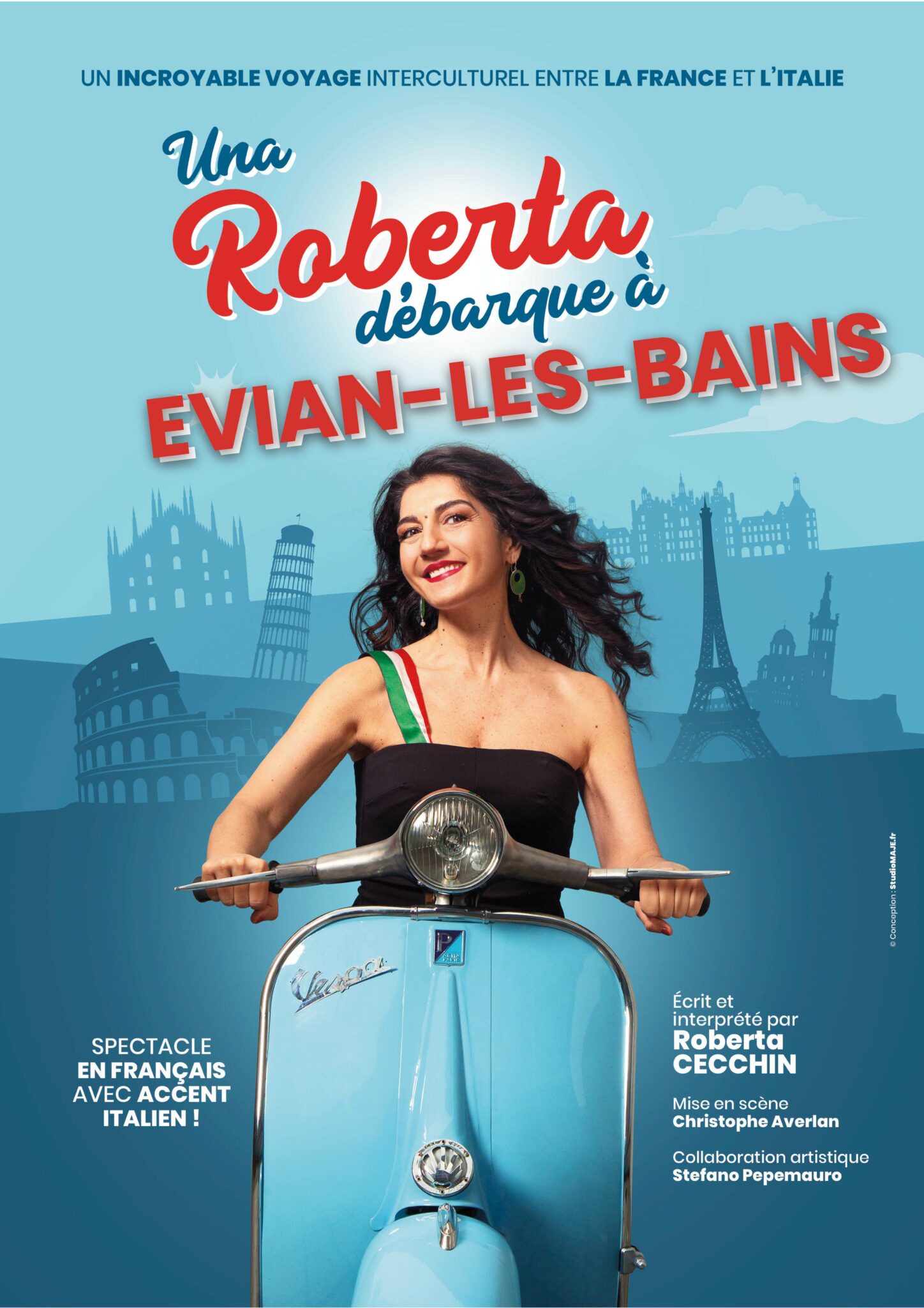 Una Roberta débarque à Evian-les-Bains